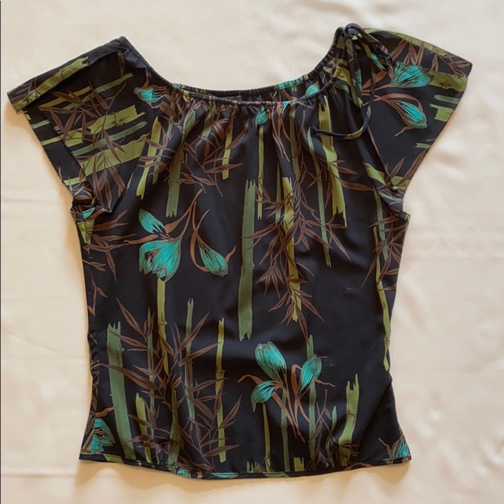 BCBG by Max Azria Bamboo Print Top - 2